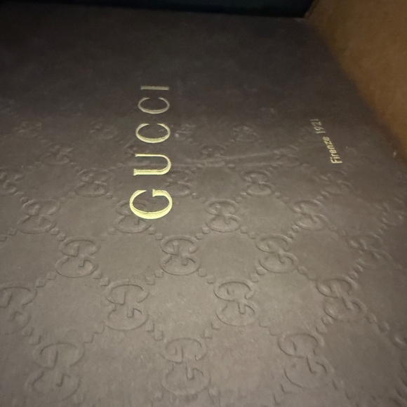 Gucci Brown Leather Boots NWT 8.5 38 1/2 In Box - Picture 8 of 10